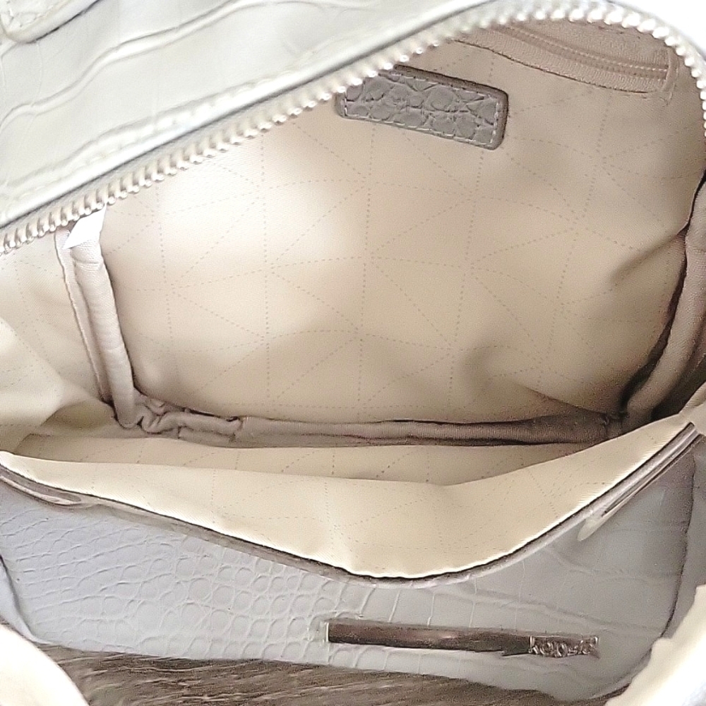 Kensie Gray Snakeskin Mini Backpack — image 6 of 8